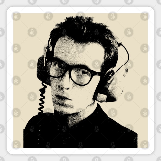 Elvis Costello Magnet by RetroPandora